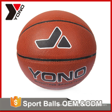 Equipo de entrenamiento de baloncesto al por mayor de fábrica de YONO tamaño colorido 2 3 5 6 7 baloncesto de goma personalizado para entrenamiento de baloncesto